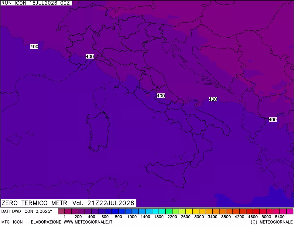 mappa Quota Zero Termico