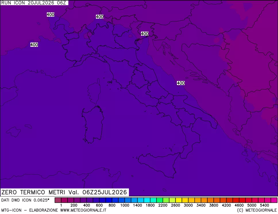 mappa Quota Zero Termico