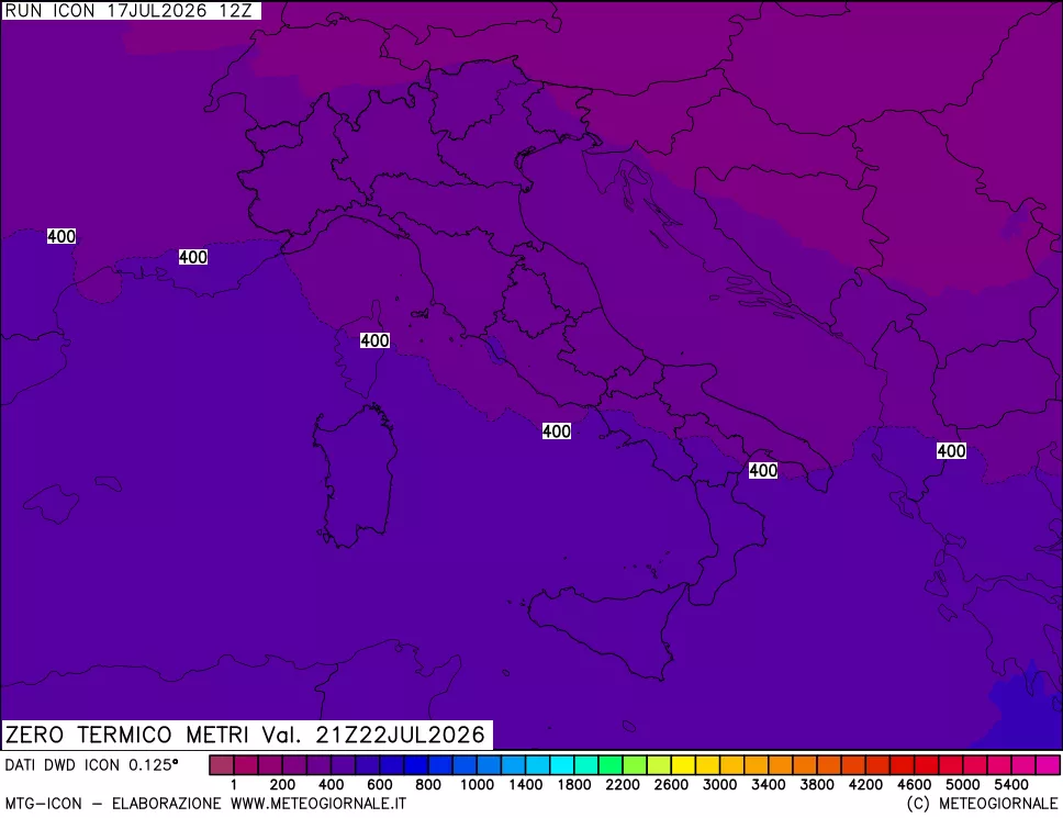 mappa Quota Zero Termico