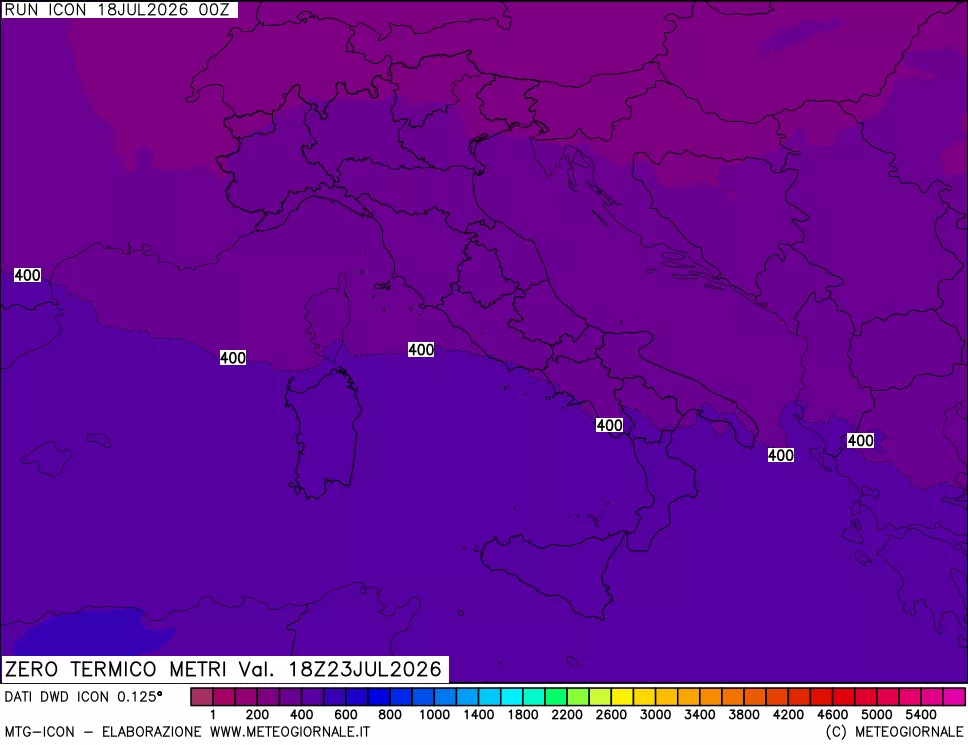 mappa Quota Zero Termico