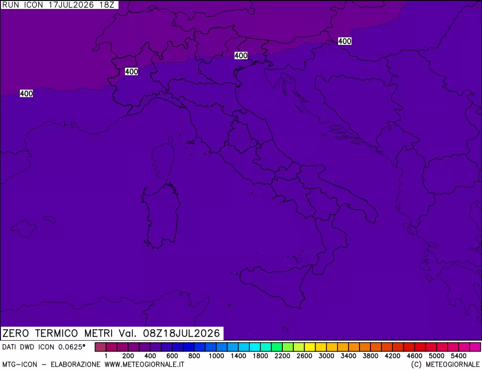 mappa Quota Zero Termico