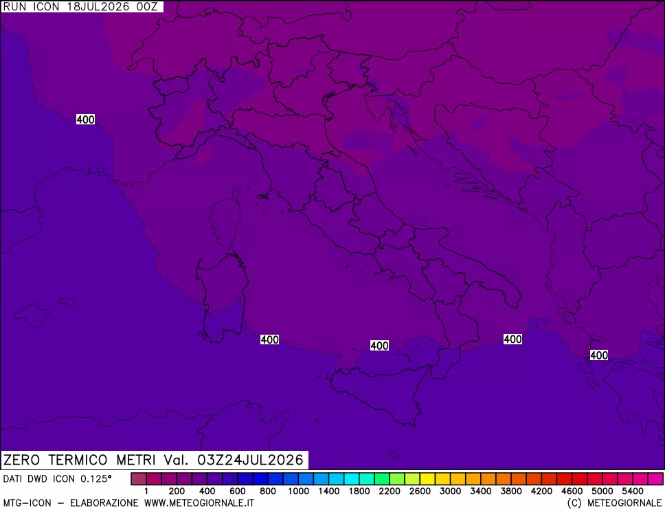 mappa Quota Zero Termico