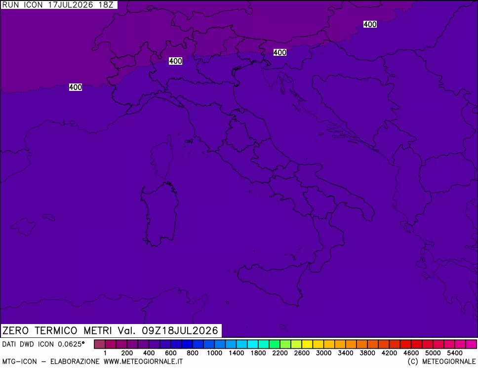 mappa Quota Zero Termico
