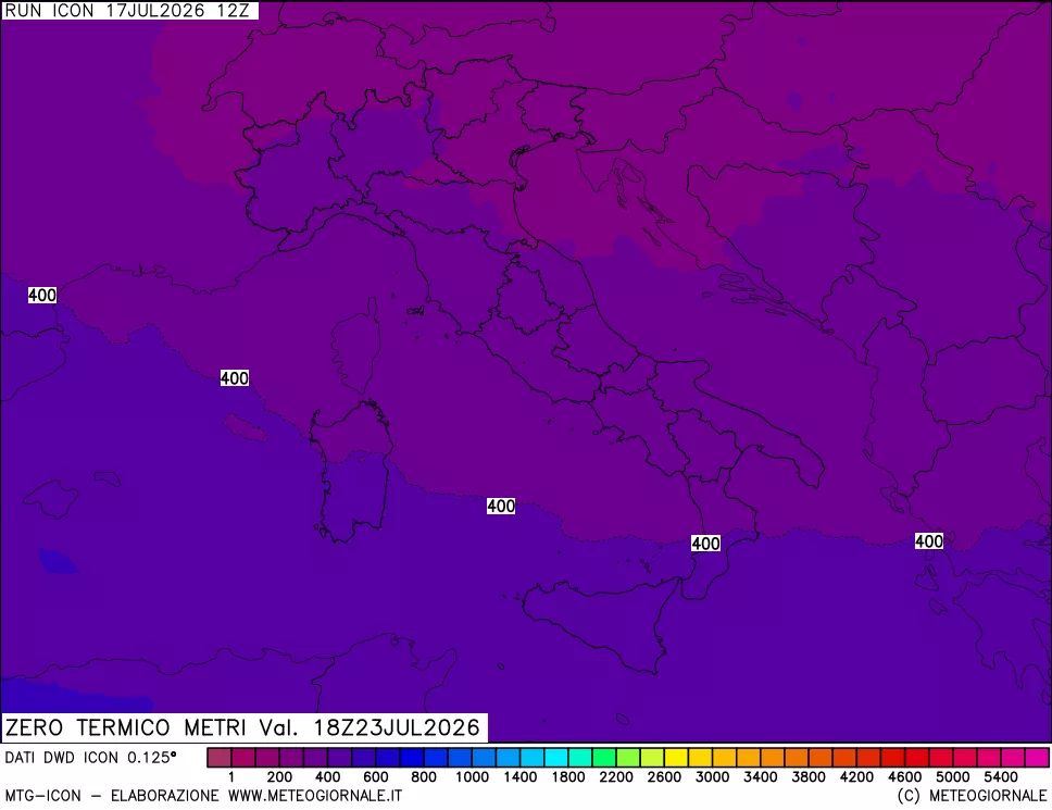 mappa Quota Zero Termico