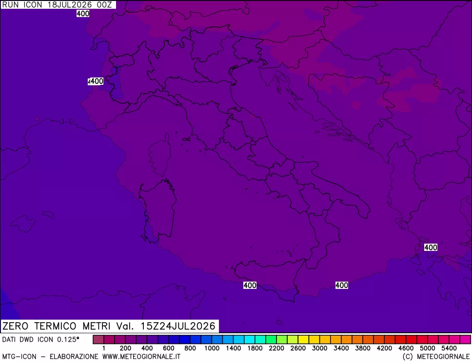 mappa Quota Zero Termico