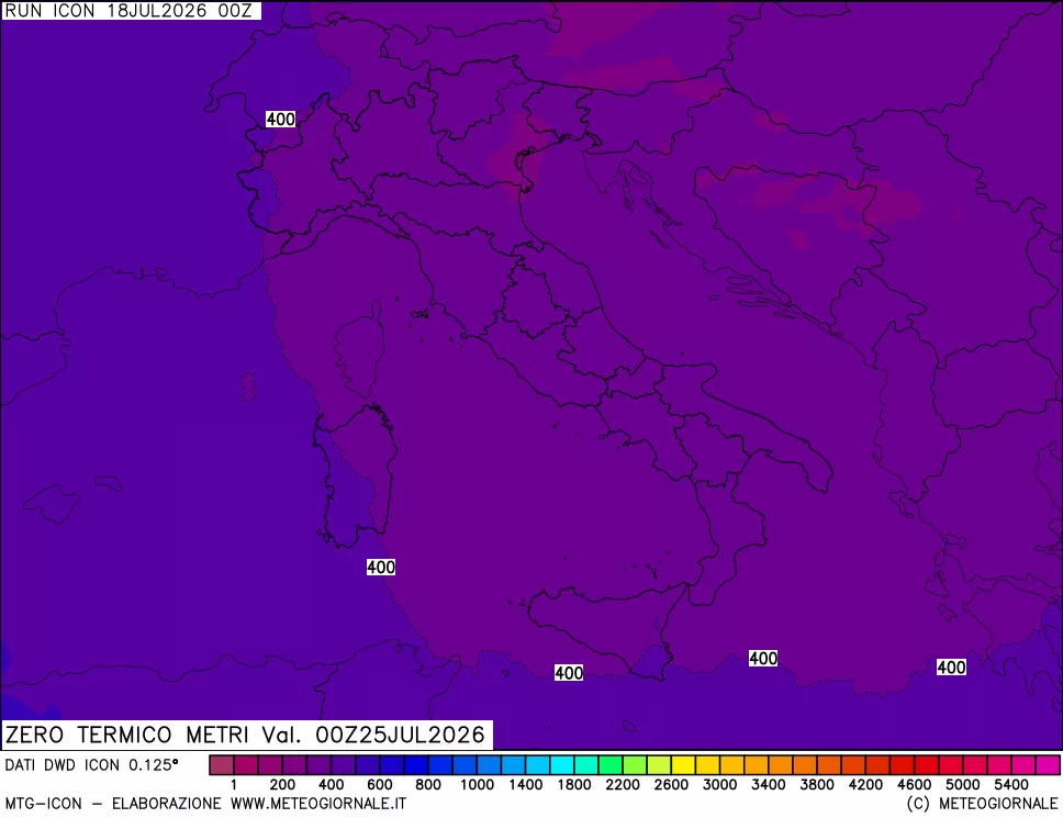 mappa Quota Zero Termico