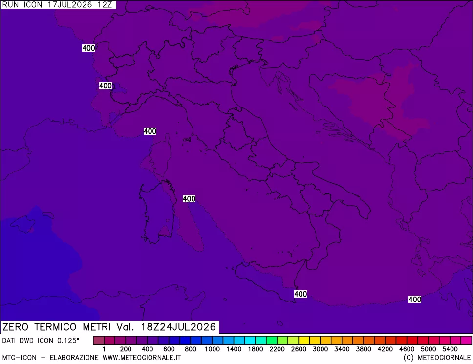 mappa Quota Zero Termico