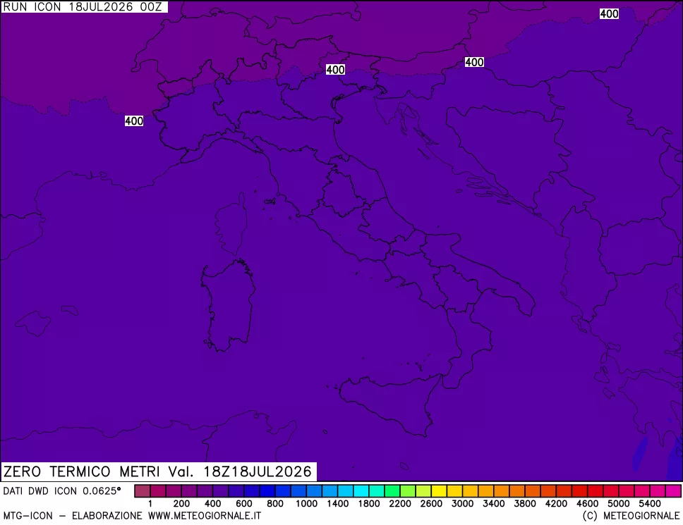 mappa Quota Zero Termico