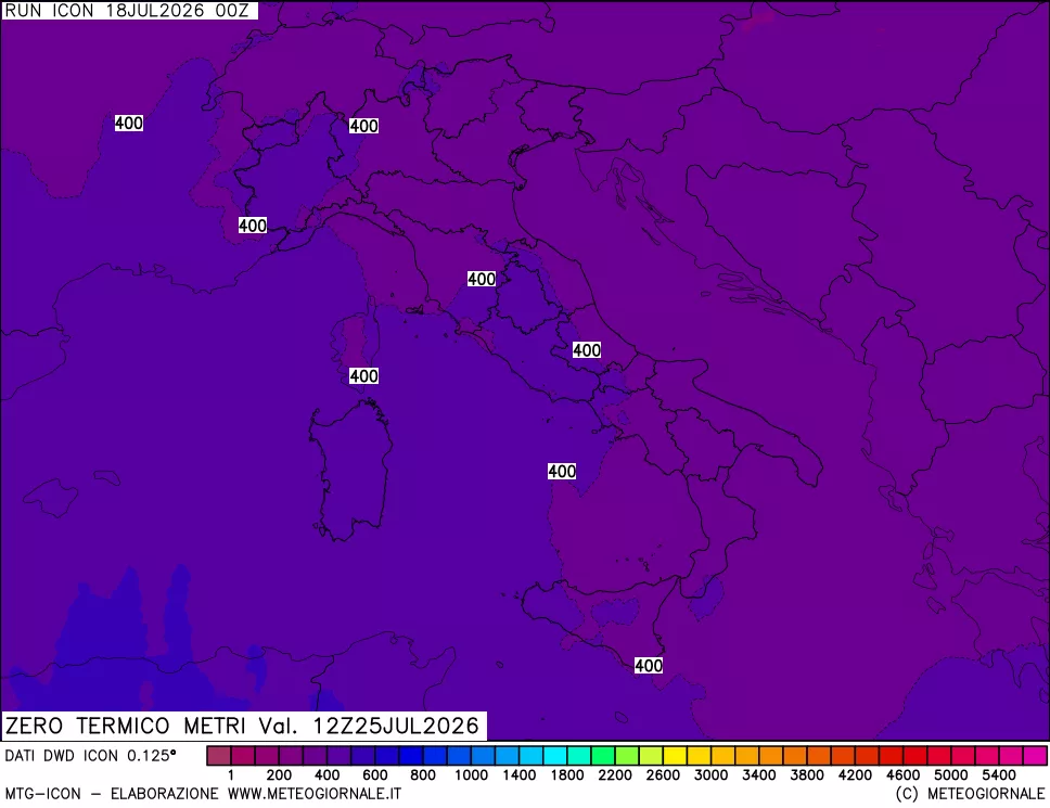 mappa Quota Zero Termico