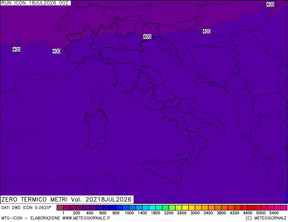 mappa Quota Zero Termico