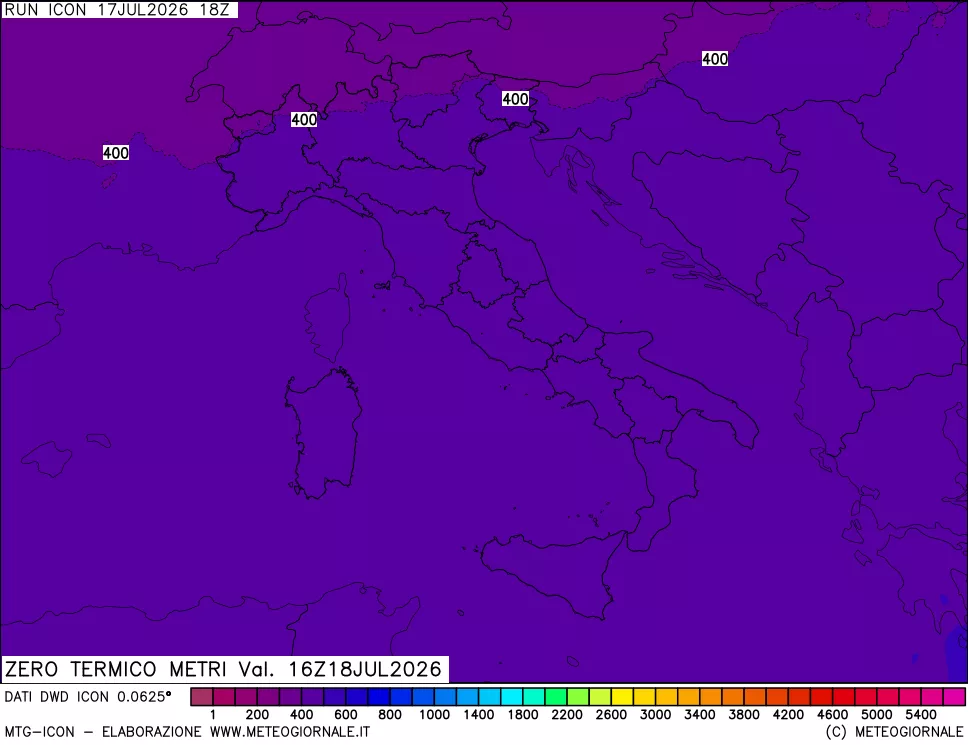 mappa Quota Zero Termico