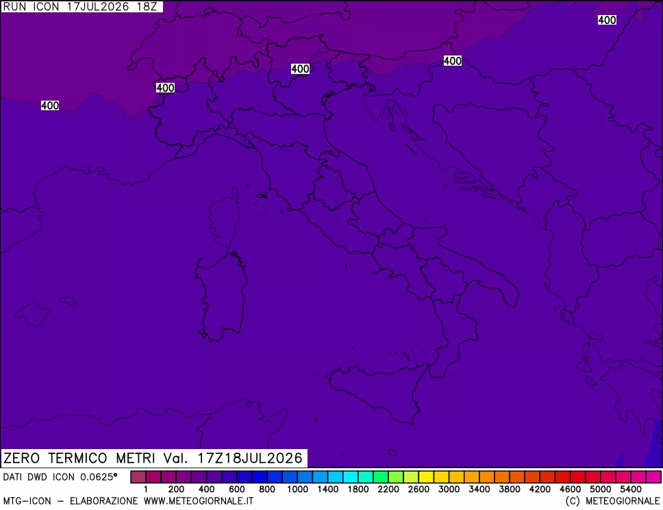 mappa Quota Zero Termico