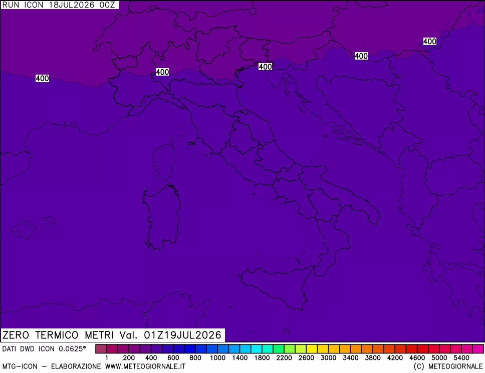 mappa Quota Zero Termico
