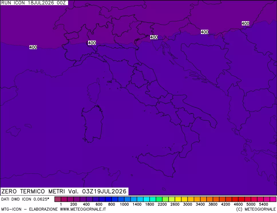mappa Quota Zero Termico