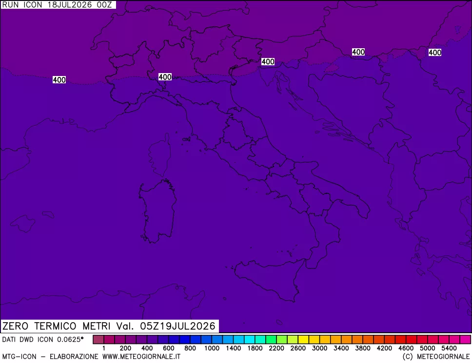 mappa Quota Zero Termico