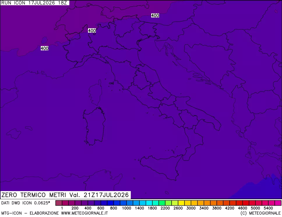 mappa Quota Zero Termico