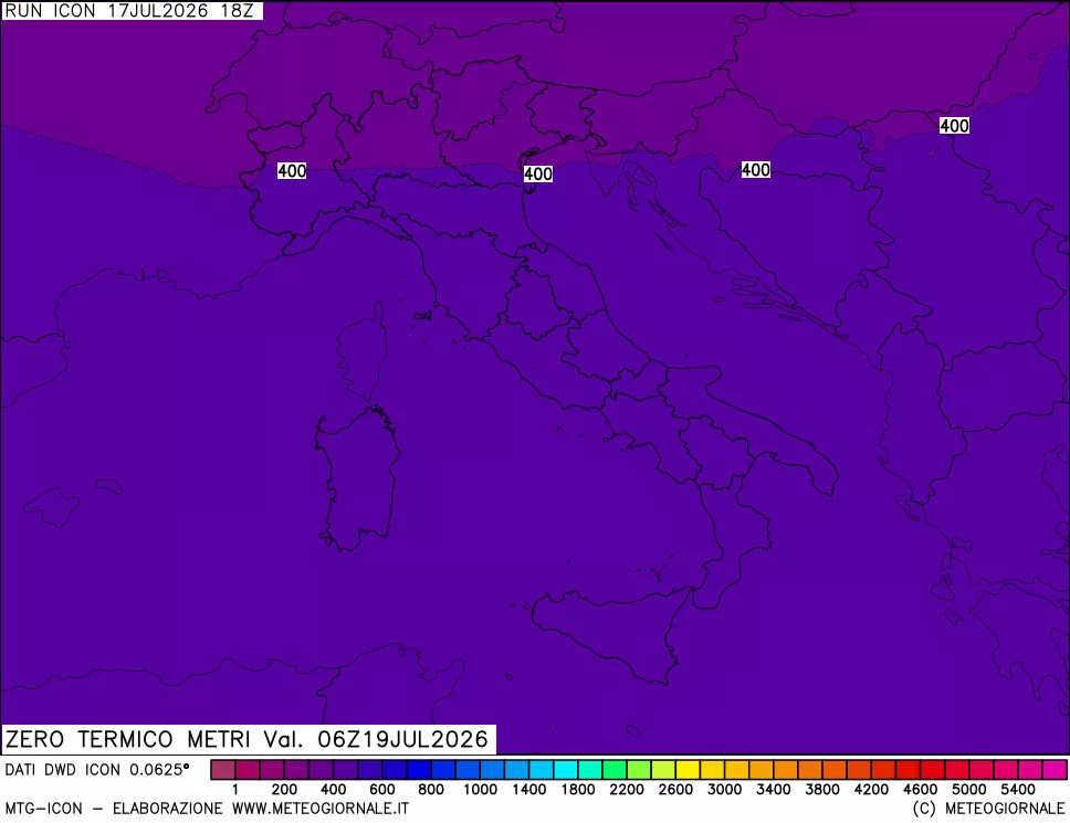 mappa Quota Zero Termico