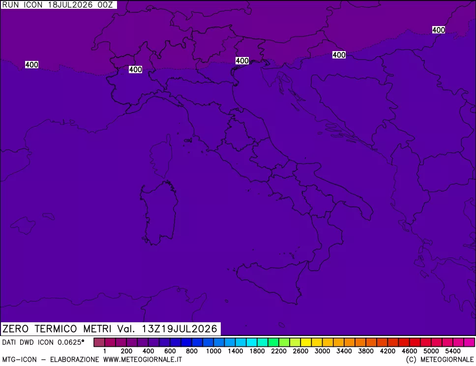 mappa Quota Zero Termico