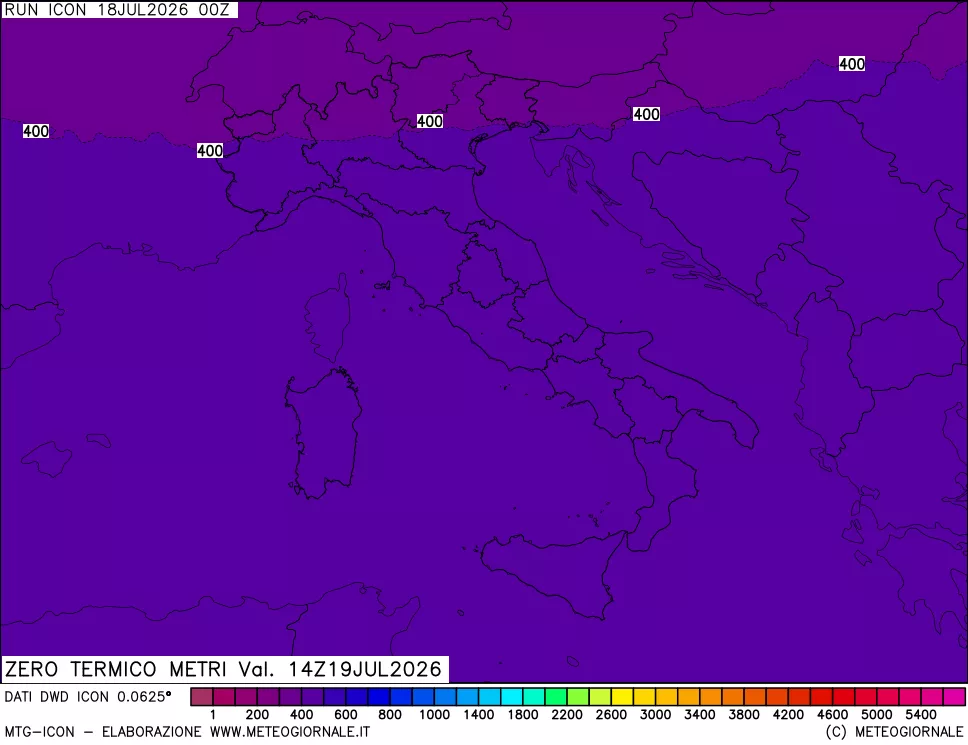 mappa Quota Zero Termico