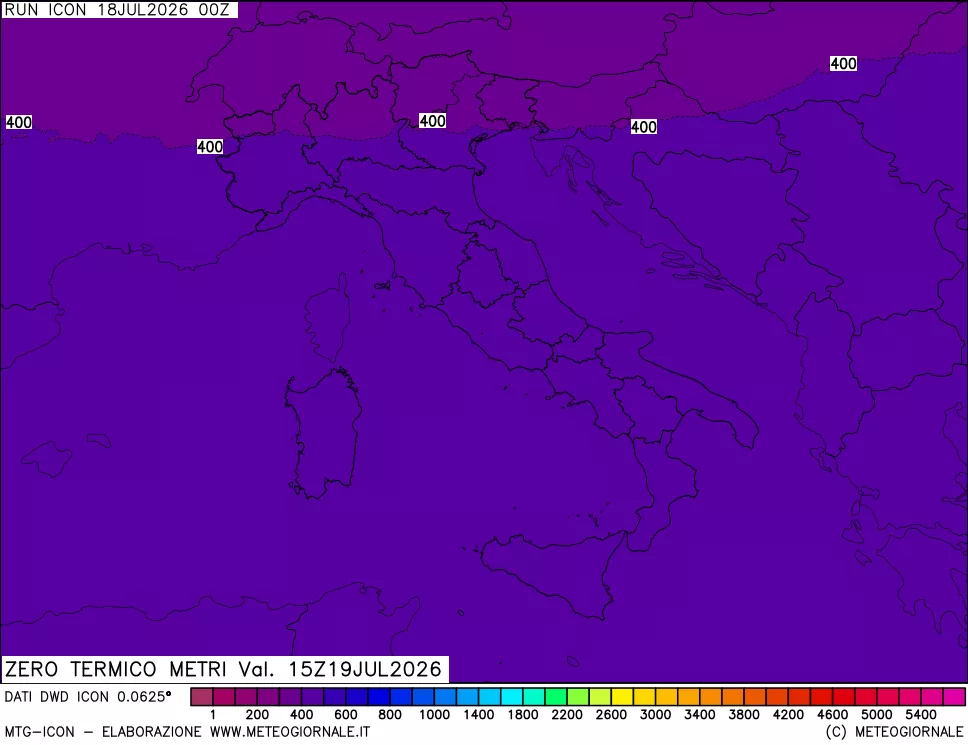 mappa Quota Zero Termico