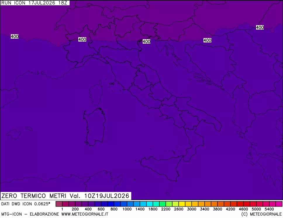 mappa Quota Zero Termico