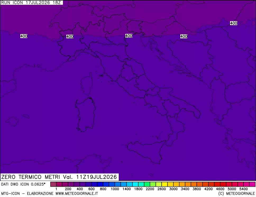 mappa Quota Zero Termico
