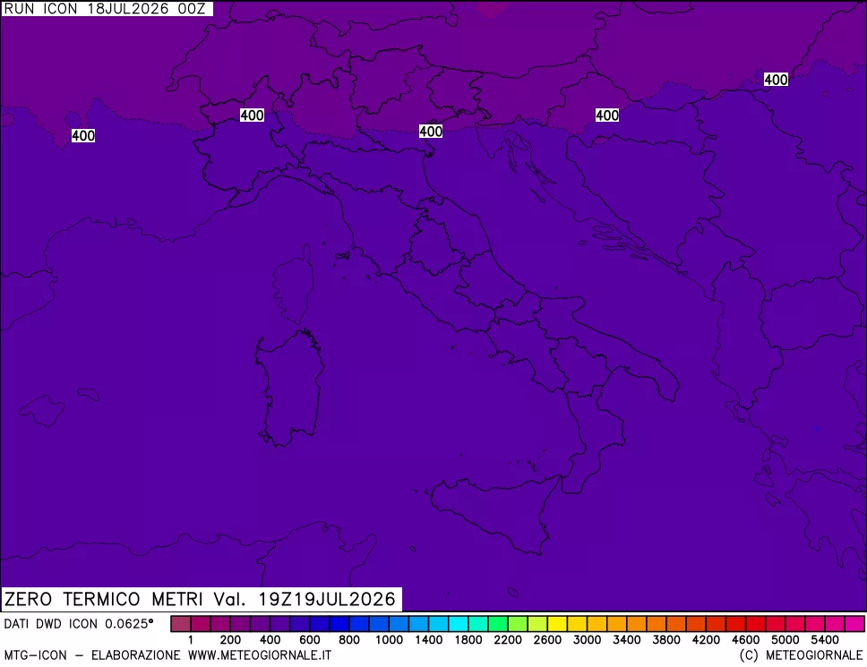 mappa Quota Zero Termico