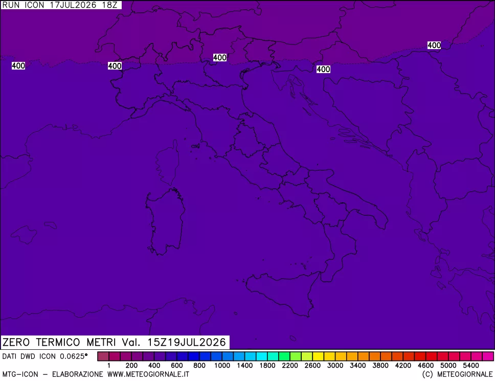 mappa Quota Zero Termico