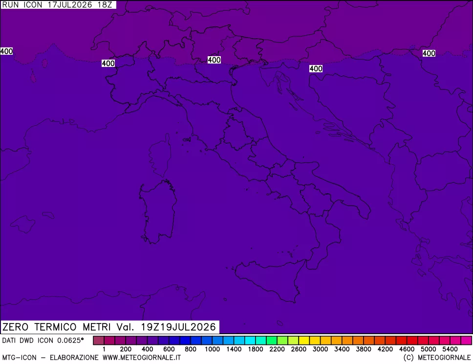 mappa Quota Zero Termico