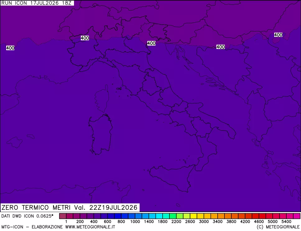 mappa Quota Zero Termico