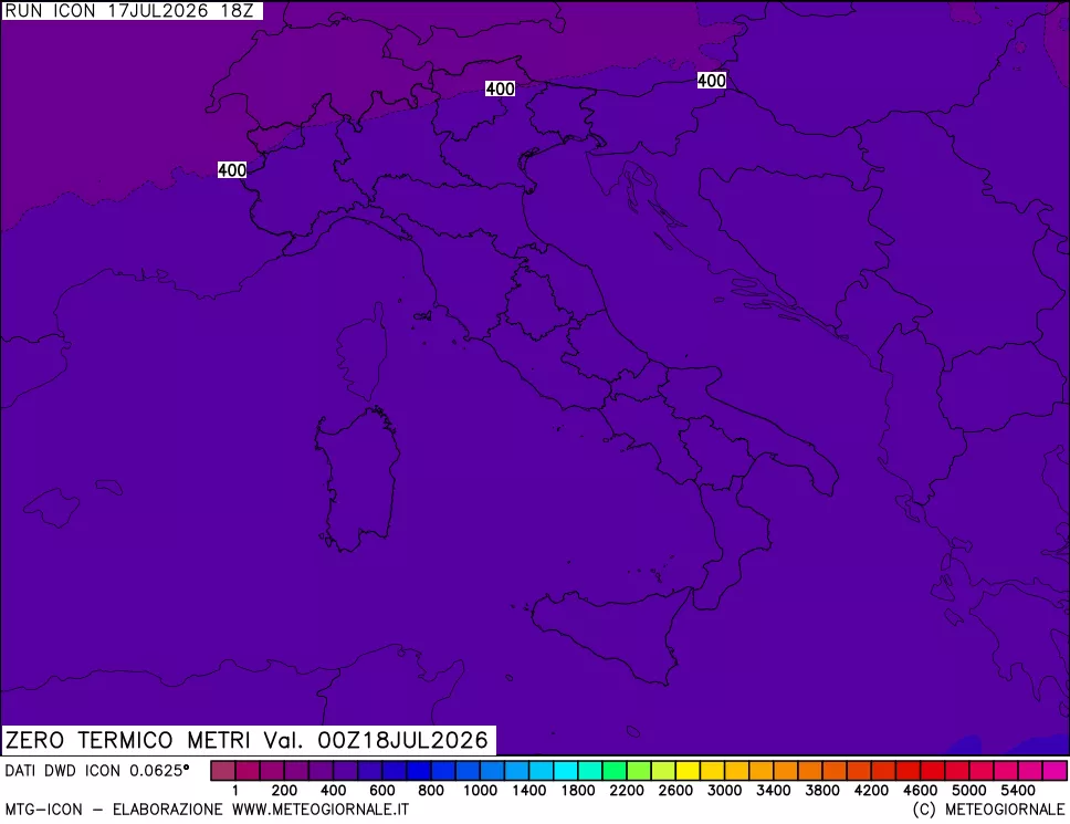 mappa Quota Zero Termico