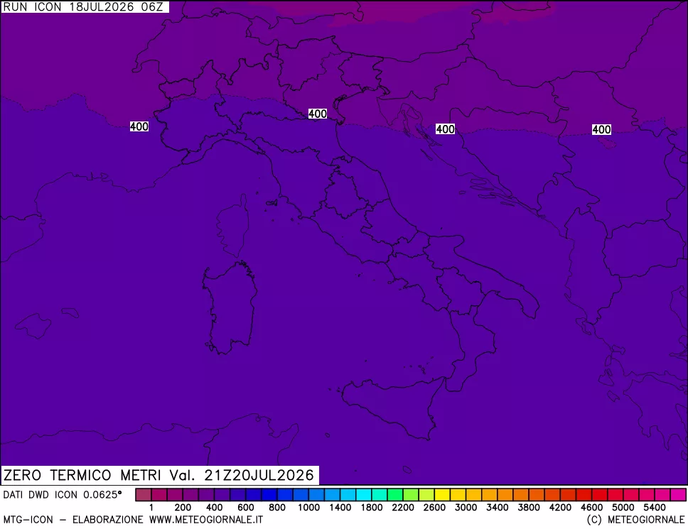 mappa Quota Zero Termico