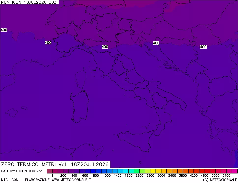 mappa Quota Zero Termico