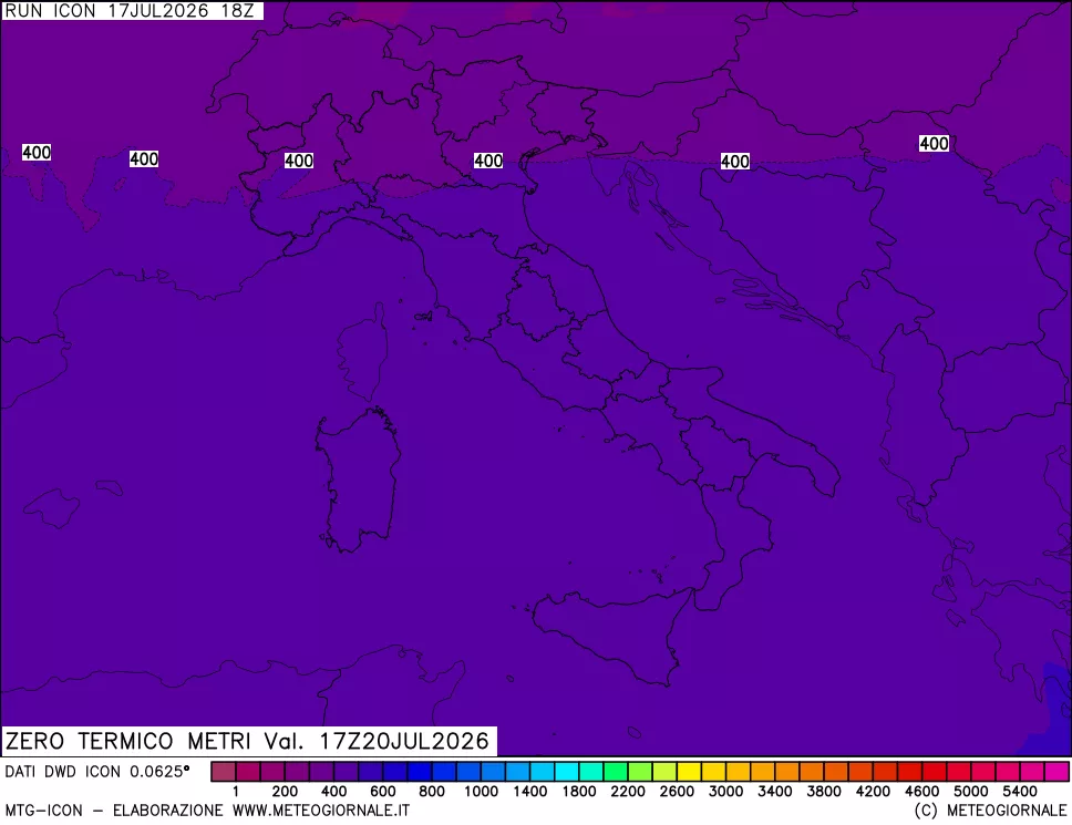 mappa Quota Zero Termico