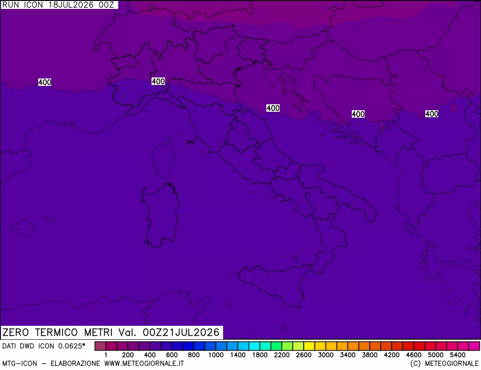 mappa Quota Zero Termico