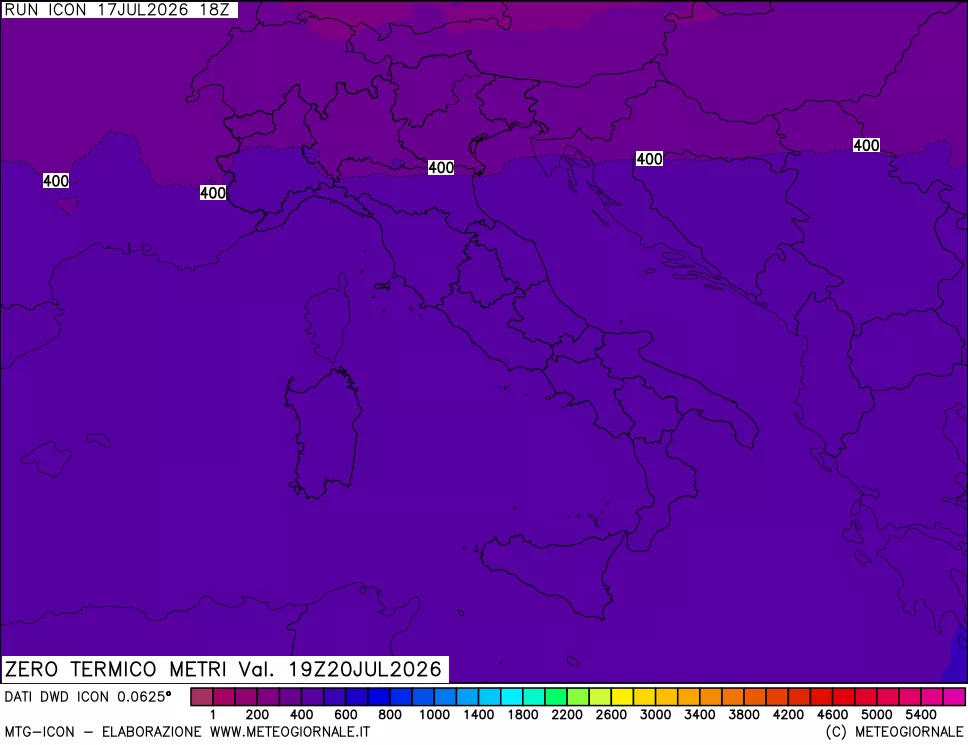 mappa Quota Zero Termico