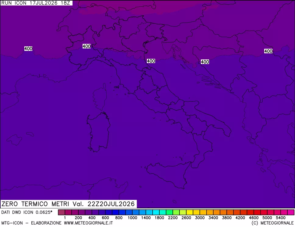 mappa Quota Zero Termico