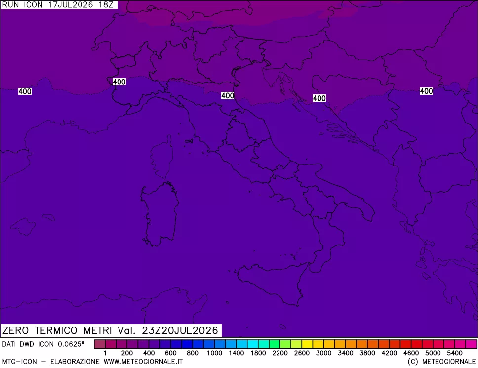 mappa Quota Zero Termico