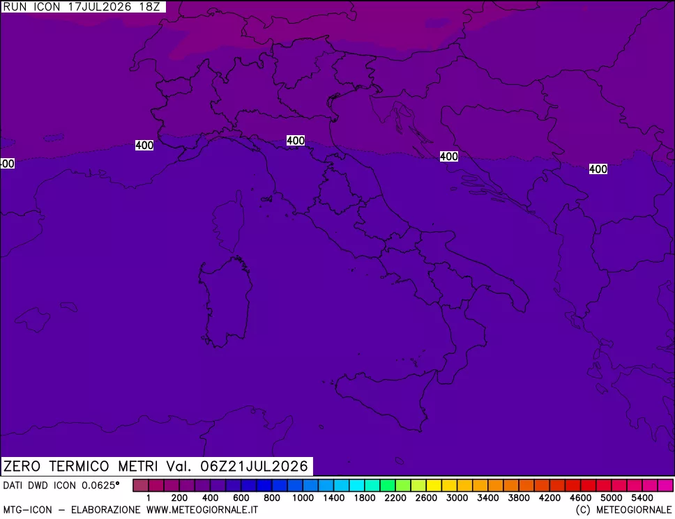 mappa Quota Zero Termico