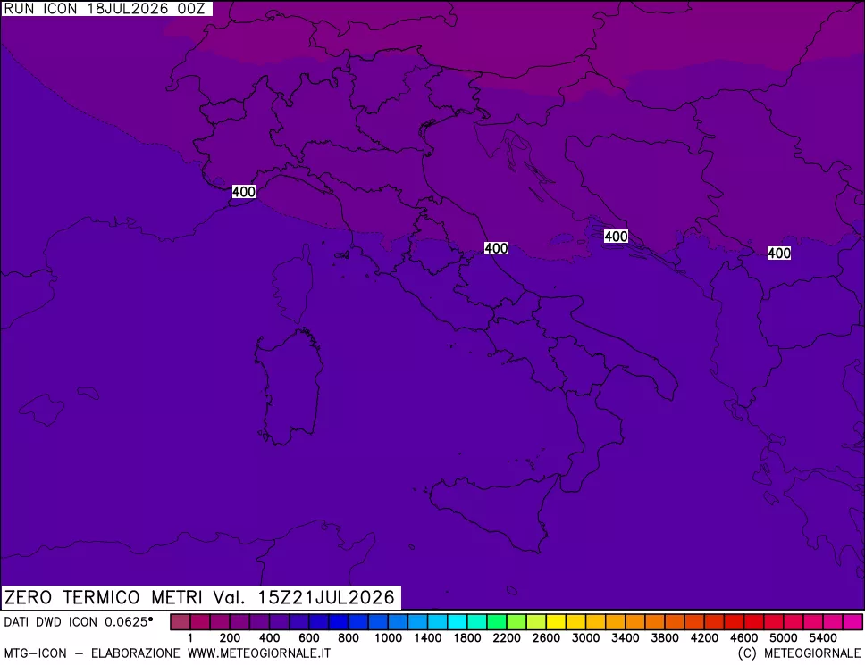 mappa Quota Zero Termico