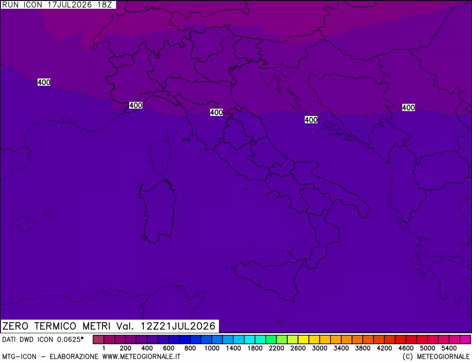 mappa Quota Zero Termico