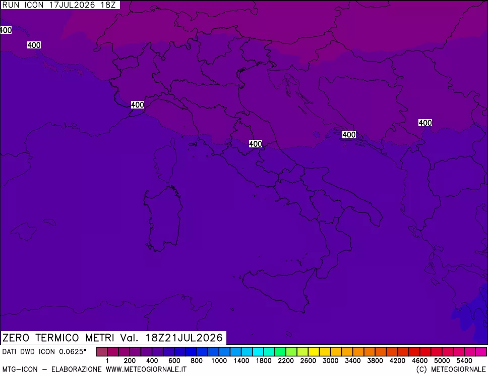 mappa Quota Zero Termico