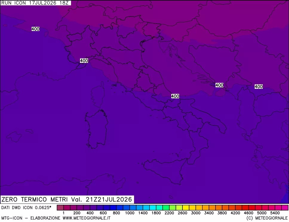 mappa Quota Zero Termico