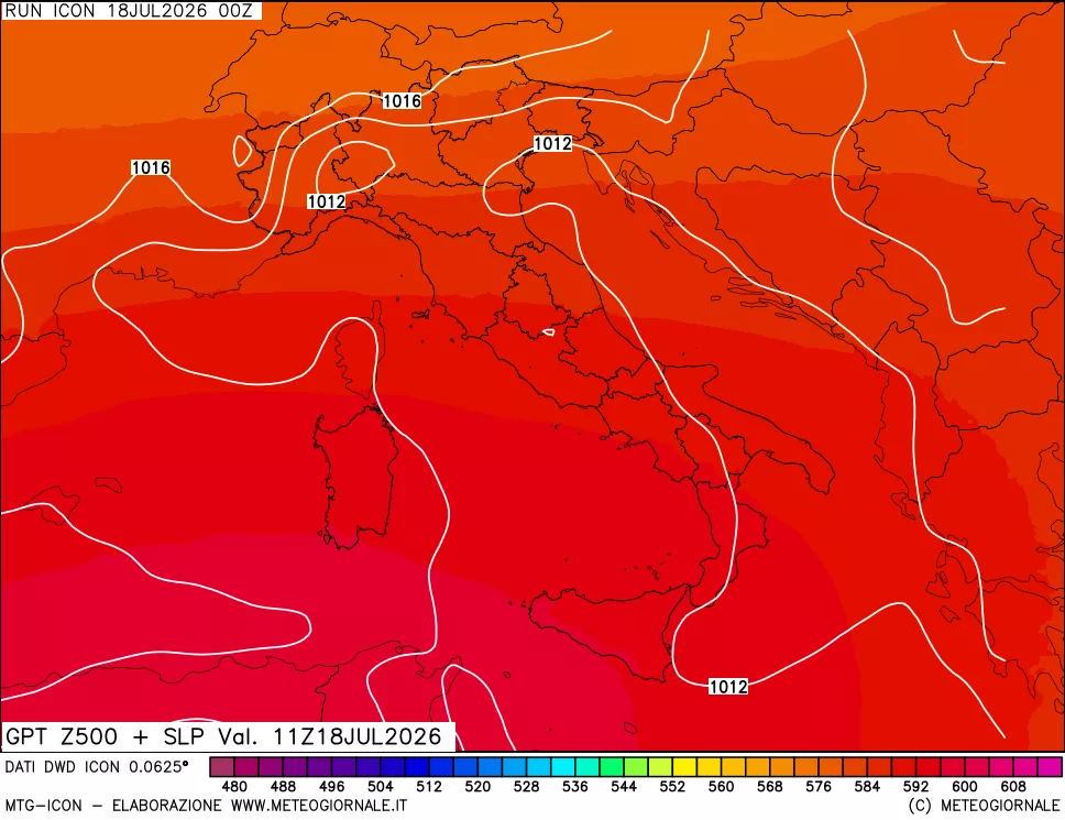 mappa 500 hPa GPT + Press SLM