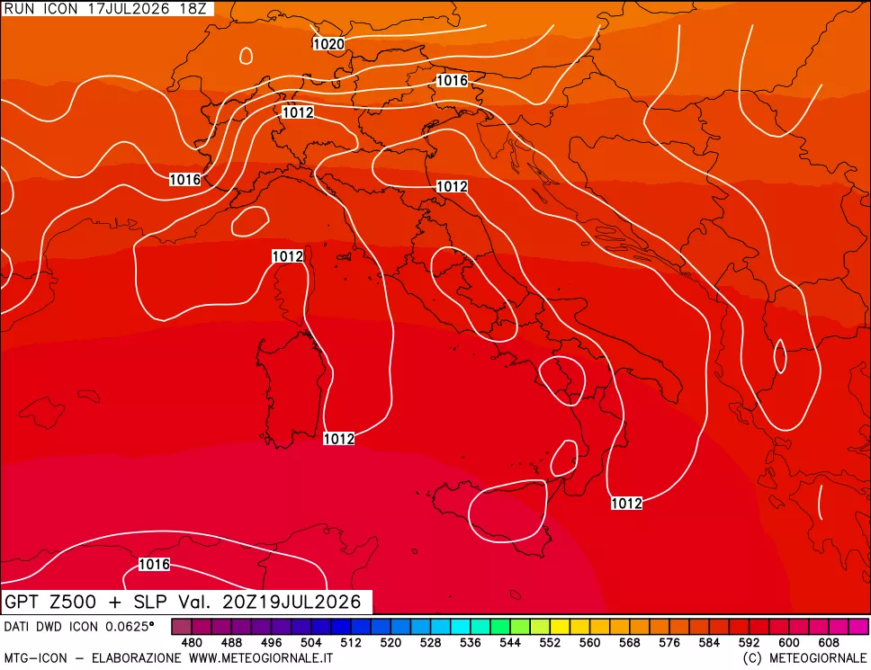 mappa 500 hPa GPT + Press SLM