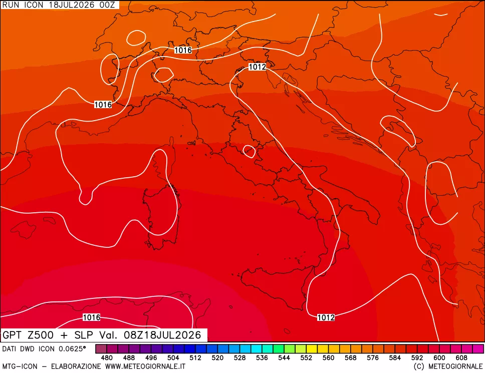 mappa 500 hPa GPT + Press SLM